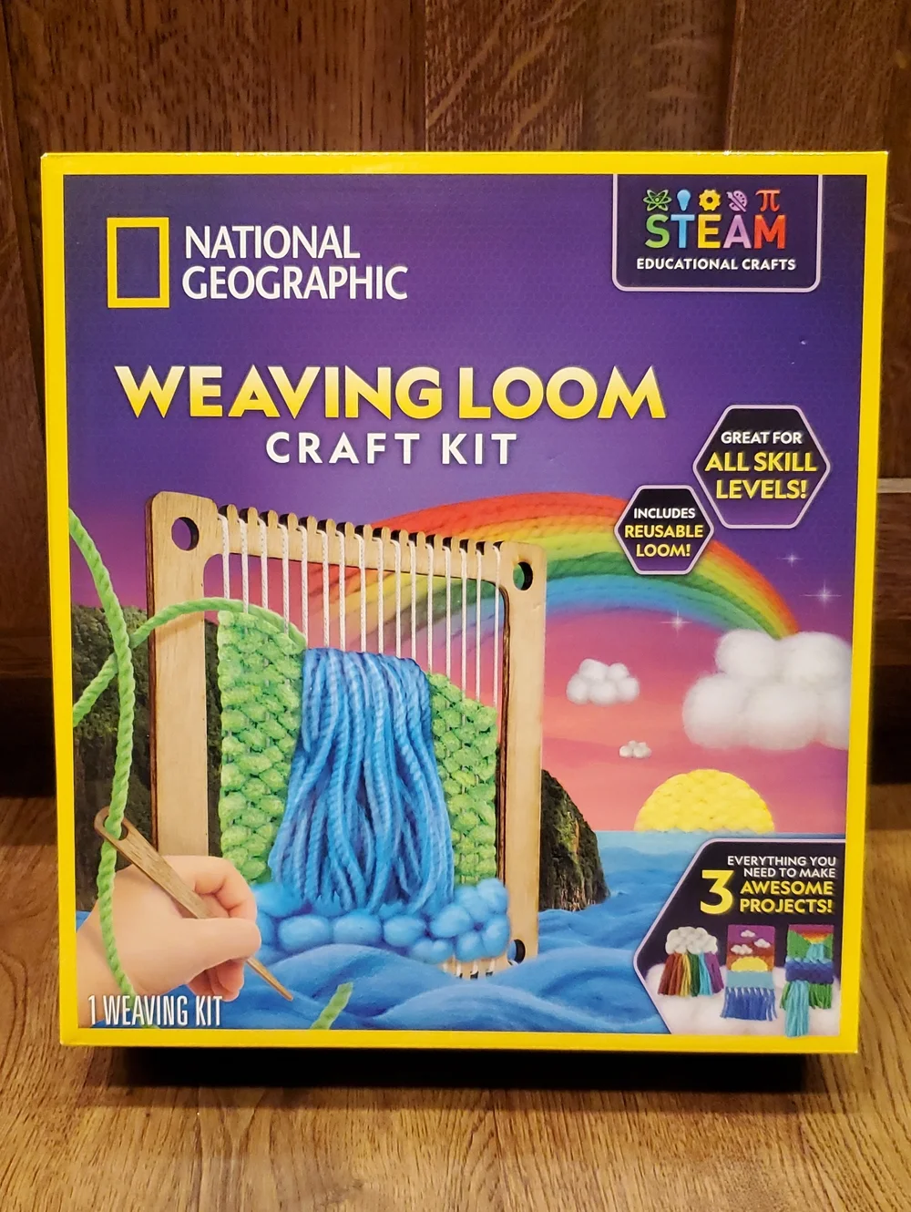 National Geographic Weaving Loom Craft Kit NEW SEALED IN BOX